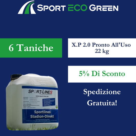 6 Taniche XP 2.0 PRONTO ALL'USO