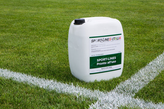 Pronto all'uso Bianco 22kg Pronta per tracciare: apri la tanica e inizia subito. Nessuna aggiunta d'acqua, risparmia il 50% del tempo con risultati superiori già dalla prima passata.