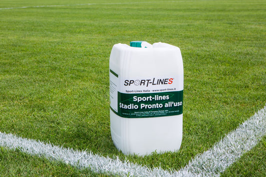 Stadio Professionale "Ultra resistente" Pronto all'uso Se hai apprezzato la nostra pittura Pronto all’uso&nbsp;standard, scoprirai una qualità superiore con Stadio Professionale "Ultra Resistente" Pronto all'uso - la nostra soluzione premium che offre una resistenza estrema a tutte le condizioni atmosferiche: pioggia intensa, umidità elevata, raggi UV e sbalzi di temperatura.